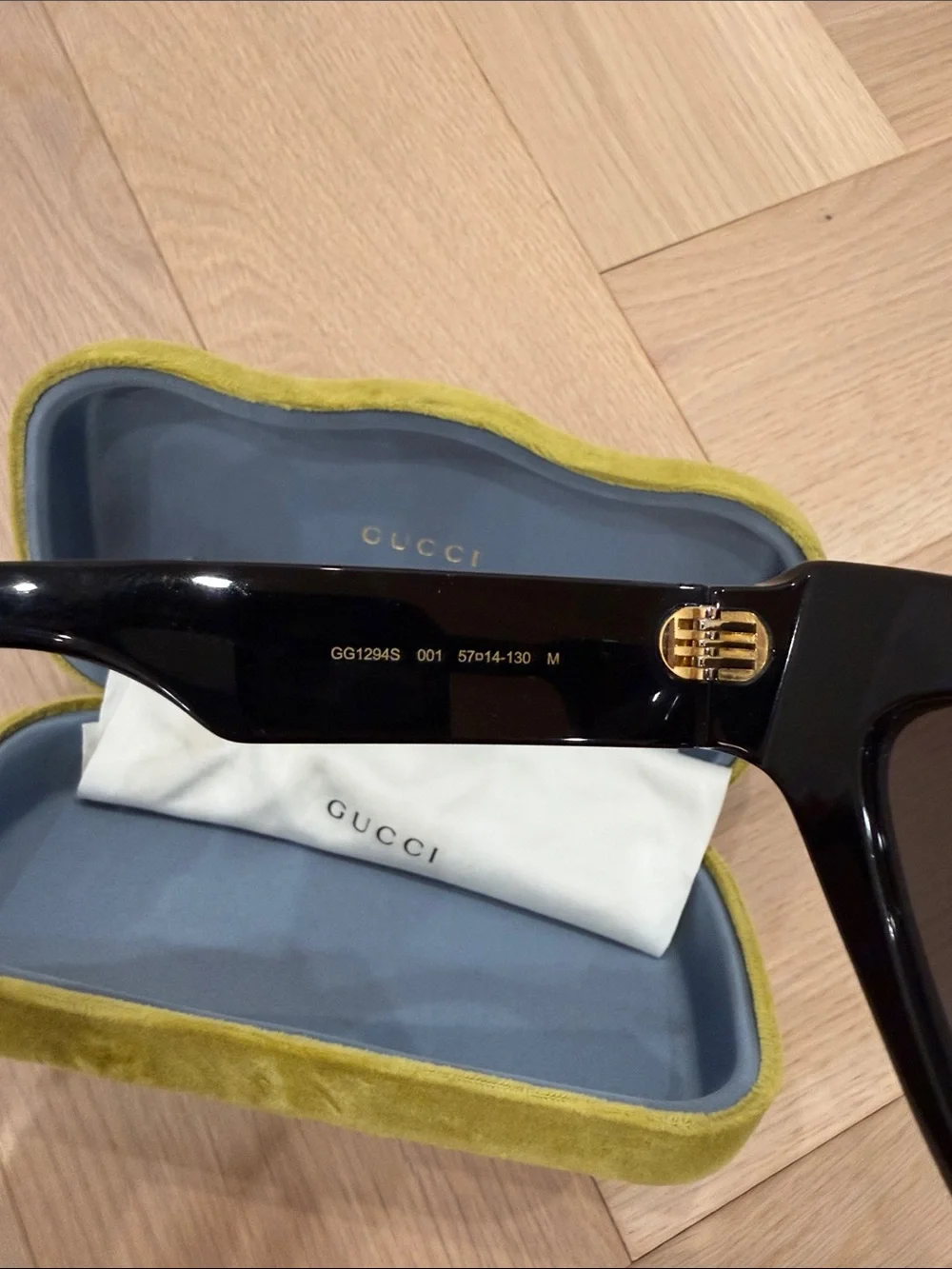 Gucci Black Cat-Eye Sunglasses